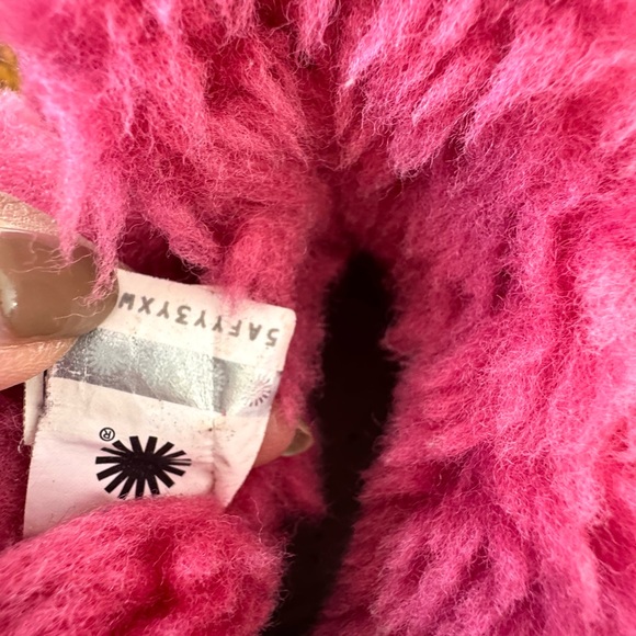 Ugg Mini Pink Bailey Bow II Little Kids Sz 12 - Picture 7 of 9